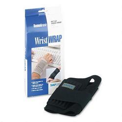 Safco Remedease® Wrist Wrap, Black, Size Extra Large (8 1/2 9 1/2 Wrist)