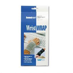 Safco Remedease® Wrist Wrap, Black, Size Small (5 1/2 6 1/2 Wrist)
