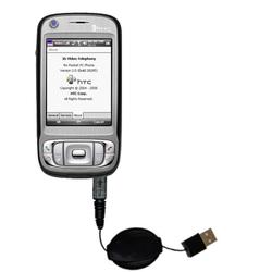 Gomadic Retractable USB Cable for the ETEN M700 with Power Hot Sync and Charge capabilities - Brand
