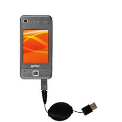Gomadic Retractable USB Cable for the ETEN M800 with Power Hot Sync and Charge capabilities - Brand