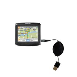 Gomadic Retractable USB Cable for the Magellan Roadmate 1200 with Power Hot Sync and Charge capabilities - G