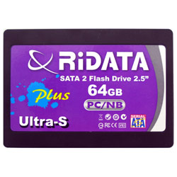 RITEK RiDATA 64GB Ultra-S Plus MLC Series of Solid State Drives