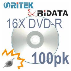 Bastens Ritek RiData 16X DVD-R silver matte in cake box (BAST-842613047573)