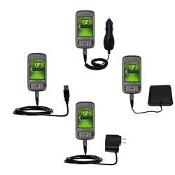 Gomadic Road Warrior Kit for the HTC 8925 includes a Car & Wall Charger AND USB cable AND Battery Extender -