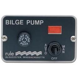 Rule Deluxe 3 Way Panel Lighted Switch F/ Auto Float