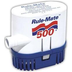 Rule Mate 500 Gph Square Bilge Pump 3/4 Outlet