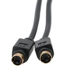 Eforcity S-Video M / M Cable - Black - 12ft