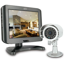 SVAT Electronics CLEARVU5 Compact Security System with 8 LCD Monitor and Hi-Res Indoor/Outdoor Night Vision CCD Camera