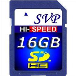 SVP 16GB Secure Digital High Capacity (SDHC) Memory Card