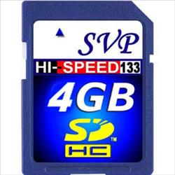 SVP 4GB Secure Digital High Capacity (SDHC) Memory Card