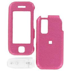 Wireless Emporium, Inc. Samsung Glyde SCH-U940 Executive Leatherette Snap-On Faceplate w/Clip (Hot Pink)