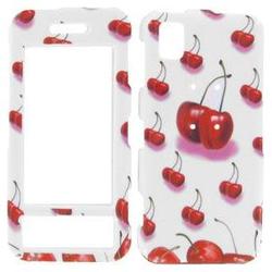 Wireless Emporium, Inc. Samsung Instinct M800 Cherries Snap-On Protector Case Faceplate