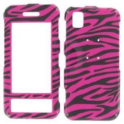 Wireless Emporium, Inc. Samsung Instinct M800 Pink Zebra Snap-On Protector Case Faceplate