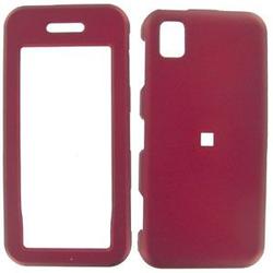 Wireless Emporium, Inc. Samsung Instinct M800 Red Snap-On Rubberized Protector Case