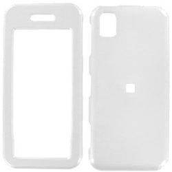 Wireless Emporium, Inc. Samsung Instinct M800 White Snap-On Protector Case Faceplate