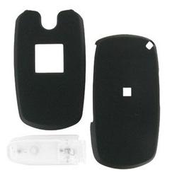Wireless Emporium, Inc. Samsung SPH-M300 Black Snap-On Rubberized Protector Case w/Clip