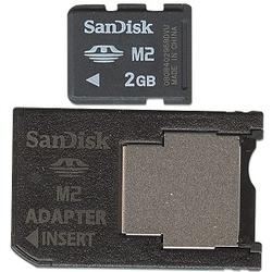 SanDisk 2GB Memory Stick Micro (M2) Card with MagicGate - 1 GB