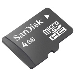 SanDisk Corporation SanDisk 4GB microSDHC Card