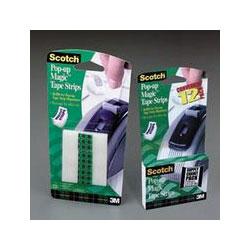 3M Scotch® Pop Up Magic™ Tape Strip Refills, 12 Pads/Pack