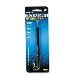 Mmf Industries Secure A Pen® Counter Replacement Pen, Med. Point, Black