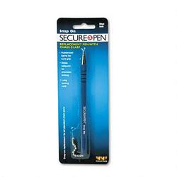 Mmf Industries Secure A Pen® Counter Replacement Pen, Med. Point, Blue
