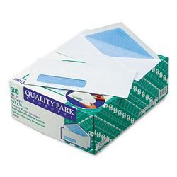 Quality Park Security Window Envelopes, Contemporary Seam, #10, 4 1/8 x 9 1/2, 500/Box