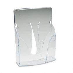 RubberMaid Self Advancing Literature Holder, 9w x 3 1/8d x 12h, Clear