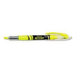 Faber Castell/Sanford Ink Company Sharpie® Liquid Accent® Pen Style Highlighter, Fluorescent Yellow Ink