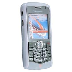 Eforcity Silicone Skin Case for Blackberry 8120 / 8130, Clear White by Eforcity