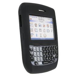 Eforcity Silicone Skin Case for Blackberry Curve 8700, Black