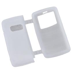 Eforcity Silicone Skin Case for LG VX9100 EnV2, Clear White by Eforcity