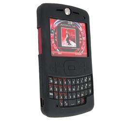 Eforcity Silicone Skin Case for Motorola Q9m / Q9c, Black