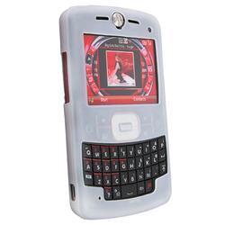 Eforcity Silicone Skin Case for Motorola Q9m / Q9c, Clear White