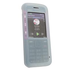 Eforcity Silicone Skin Case for Nokia XpressMusic 5310, Clear White by Eforcity