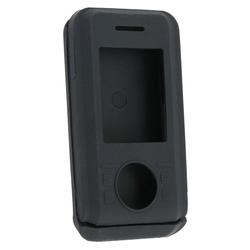 Eforcity Silicone Skin Case for Sony Ericsson W580, Black