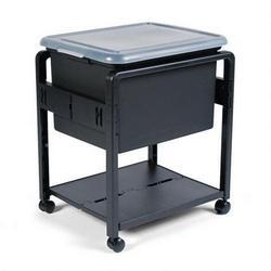 RubberMaid Simpli File™ Fold 'n Roll Cart with Removable Snap Lid Tote, Letter/Legal, Black