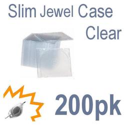 Bastens Slim Jewel CD / DVD Case clear tray 5.2mm single