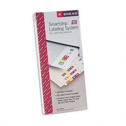 Smead Manufacturing Co. SmartStrip® Labeling System Starter Kit with CD Software & 50 Label Forms