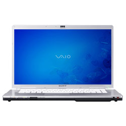 Sony VAIO FW140E/W Intel Centrino 2 Core 2 Duo P8400 2.26GHz Notebook-3GB PC2-6400 DDR2 SDRAM, 250GB SATA HD, 16.4 XBRITE-ECO LCD, DVD RW/RAM, 56K Modem, Gigab