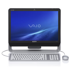 Sony VAIO VGC-JS190J/B Desktop 20.1-Inch All-in-one PC - 3.0 GHz Intel Pentium Dual-Core E8400 Processor, 4 GB RAM, 500 GB Hard Drive, Blu-ray Drive, Vista Prem