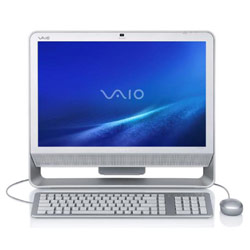 Sony Vaio JS110J/S All In One Desktop PC Intel Pentium Dual-Core E2200 2.20GHz, 4GB, 320GB Serial ATA, 20.1 WSGA+, DVD RW, 802.11b/g/n, Microsoft Windows Home