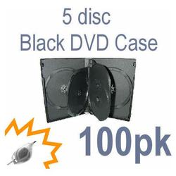 Bastens Standard 5 Disc DVD / CD Album Case 22.5mm with overwrap