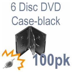 Bastens Standard 6 Disc DVD / CD Album Case 22.5mm with overwrap