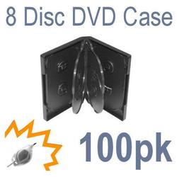 Bastens Standard 8 Disc DVD / CD Album Case 26mm with overwrap