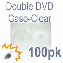 Bastens Standard Double / 2 disc DVD / CD Album Case super clear 15mm with overwrap
