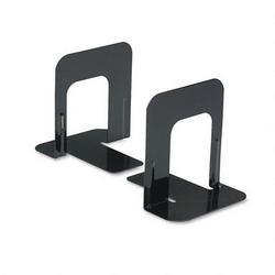 Universal Office Products Standard Economy Metal Bookends, Black Enamel