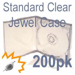 Bastens Standard single CD / DVD jewel case clear tray