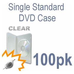 Bastens Standard single DVD / CD Album Case clear with overwrap
