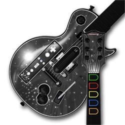 WraptorSkinz Starduct Black Skin by TM fits Nintendo Wii Guitar Hero III (3) Les Paul Controller (GU