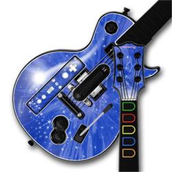 WraptorSkinz Starduct Blue Skin by TM fits Nintendo Wii Guitar Hero III (3) Les Paul Controller (GUI